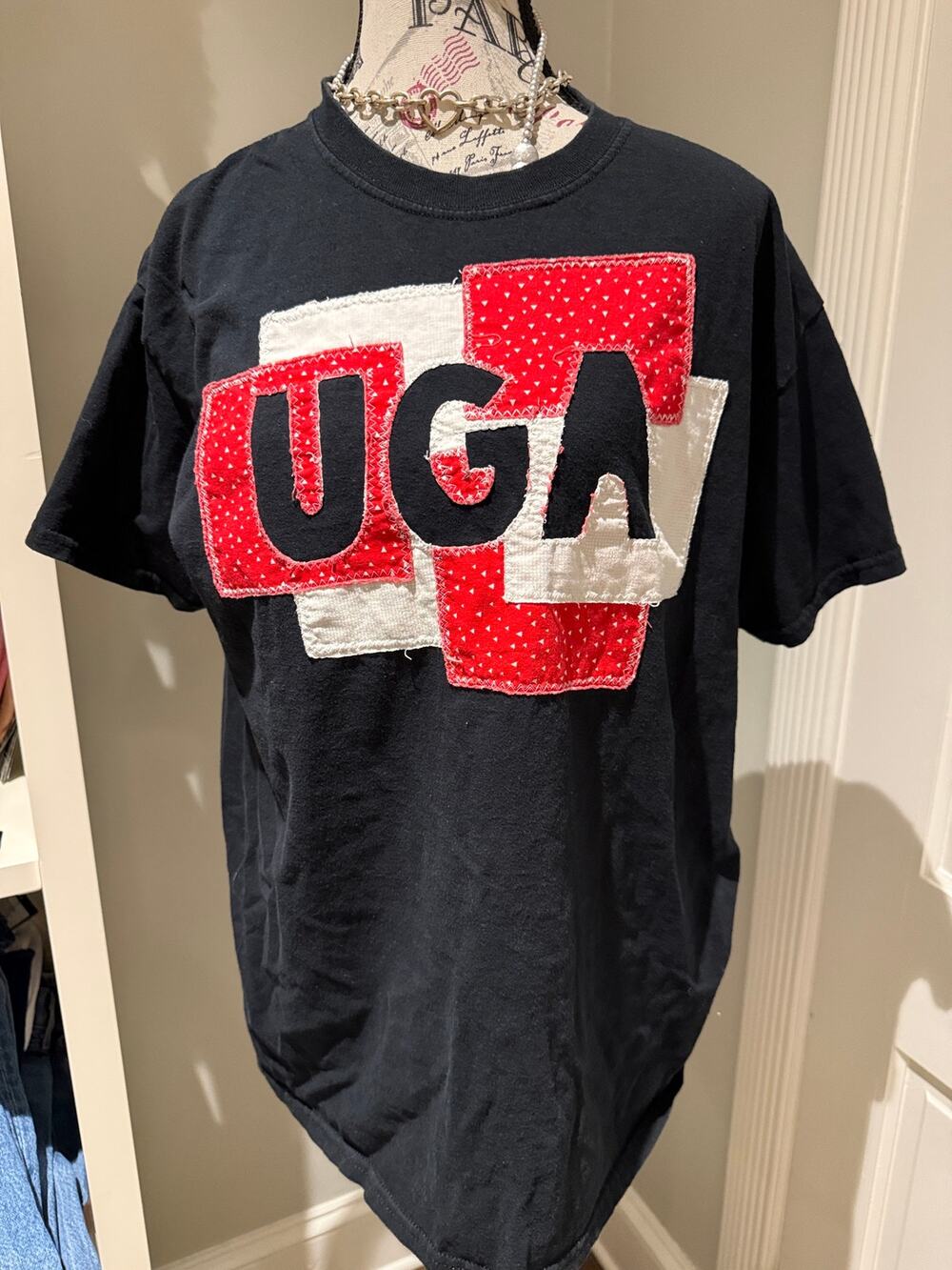 UGA Tee Custom Made Large